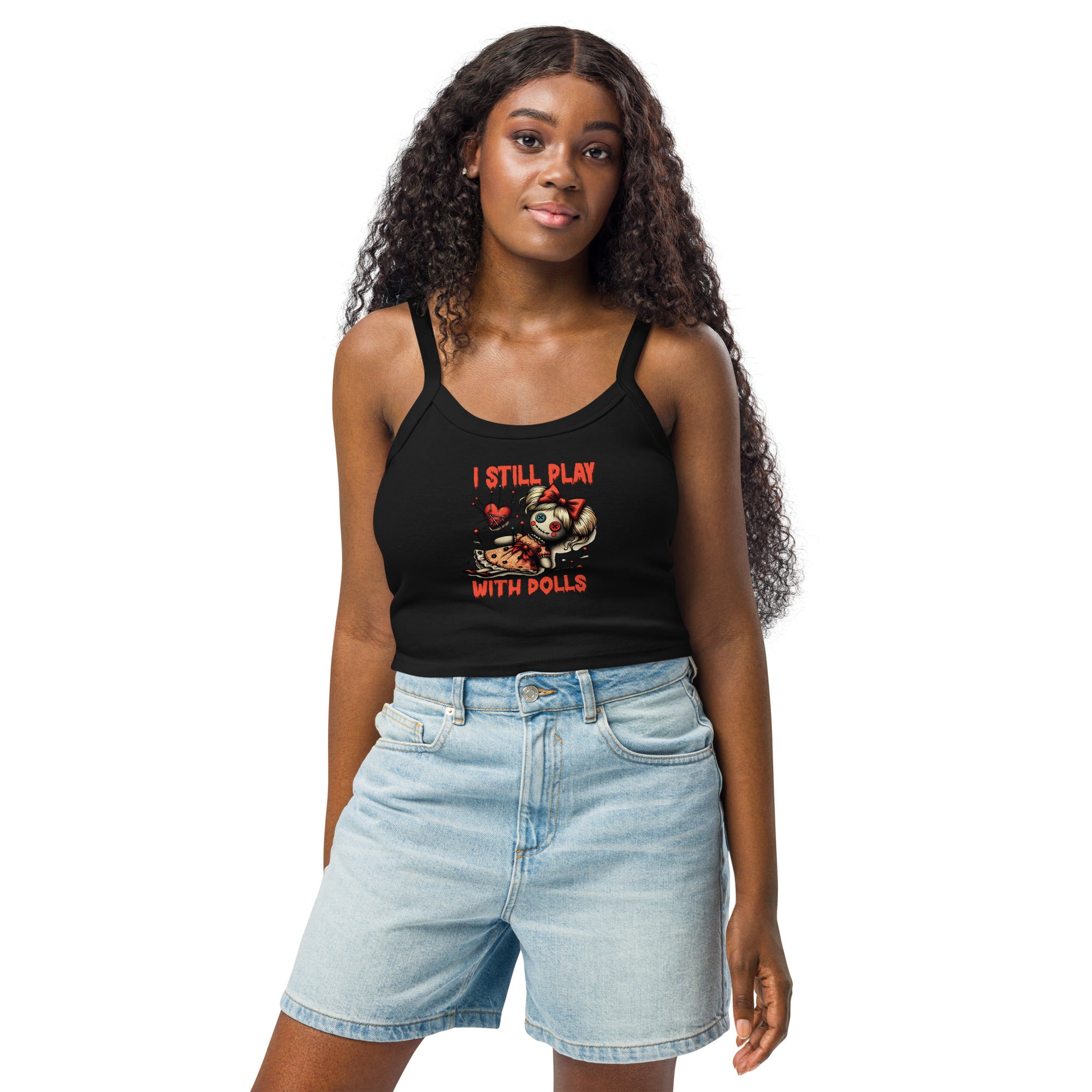 I Still Play With Dolls Micro-Rib Tank Top